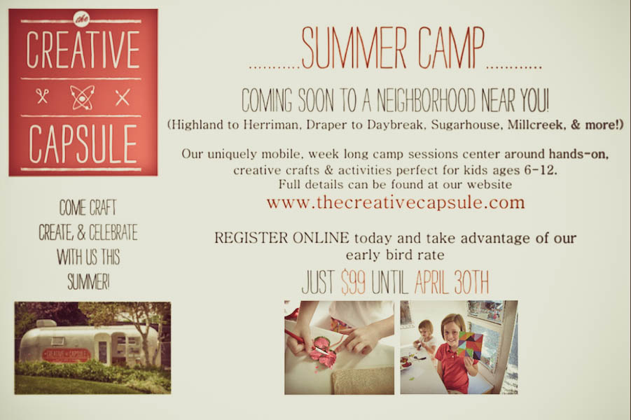 Salt Lake City's Creative Capsule - Children arts & crafts