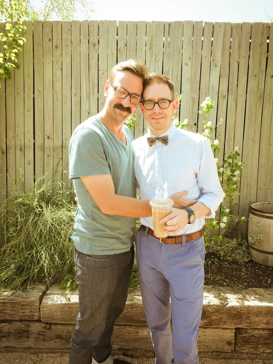 Jesse Walker and Husband Mark