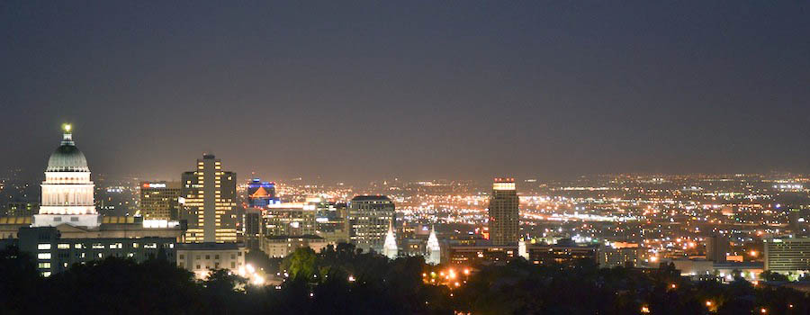Columbus Court Modern Home Development | Nighttime Views